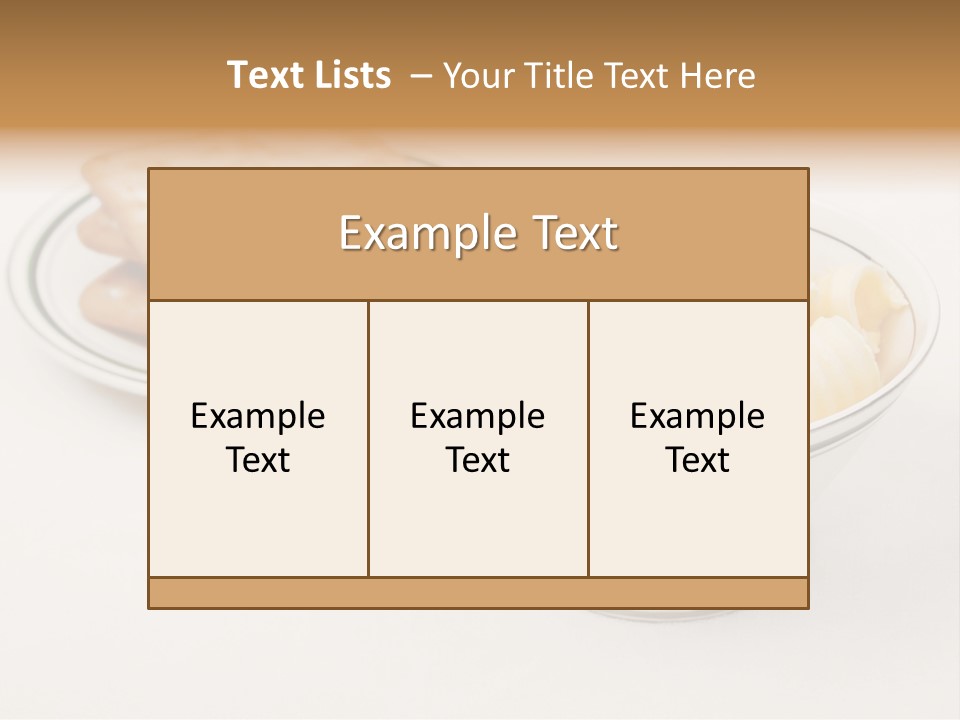 Fresh Lifestyle Dinner PowerPoint Template