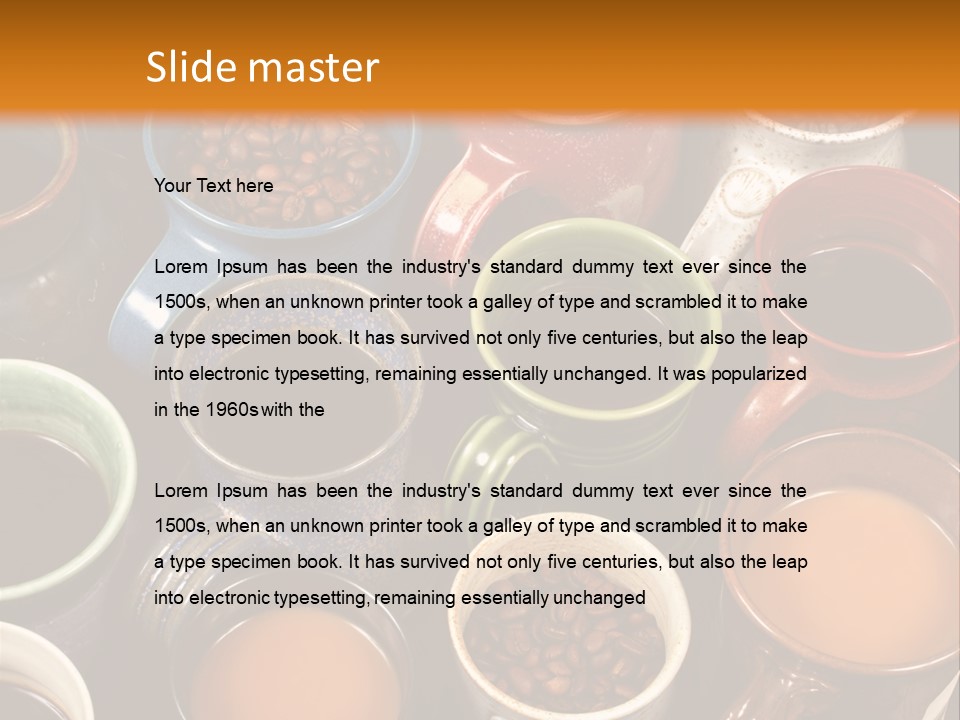 Aroma Coffee Craft PowerPoint Template