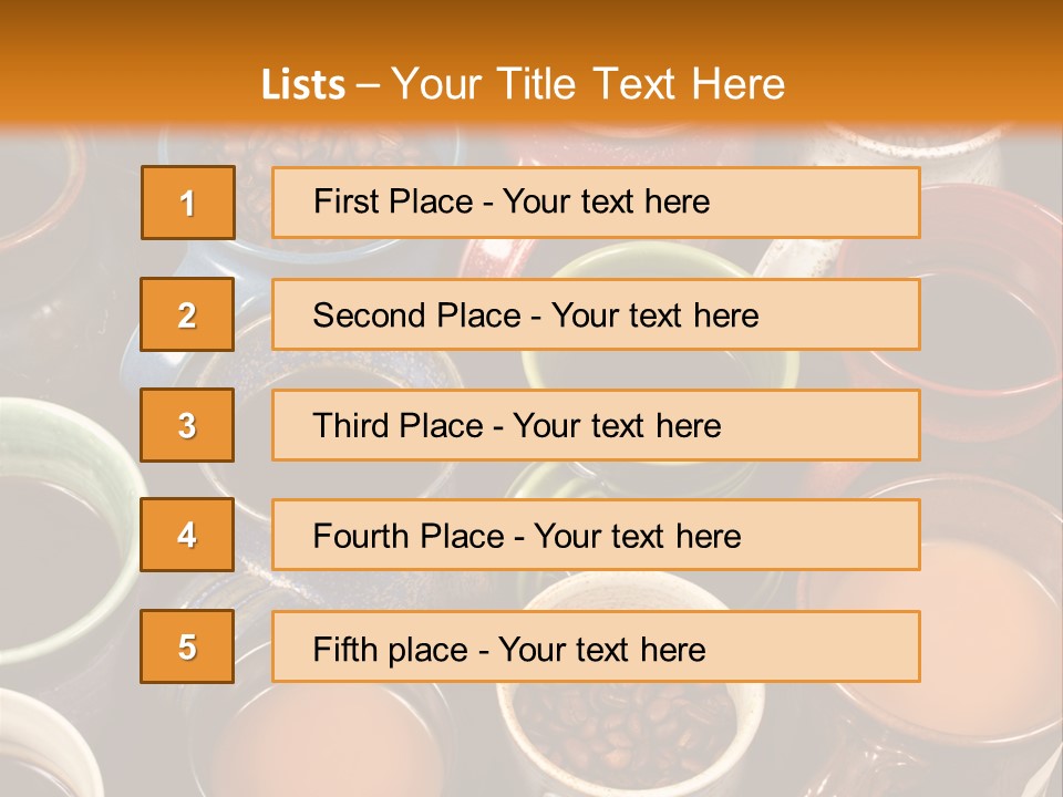 Aroma Coffee Craft PowerPoint Template
