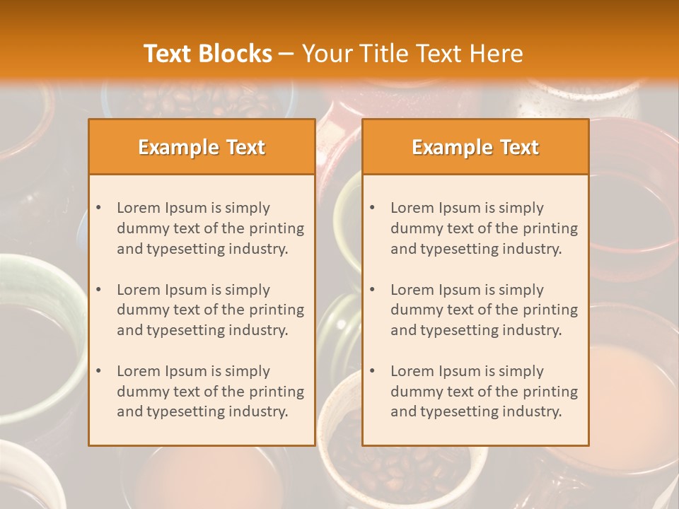 Aroma Coffee Craft PowerPoint Template