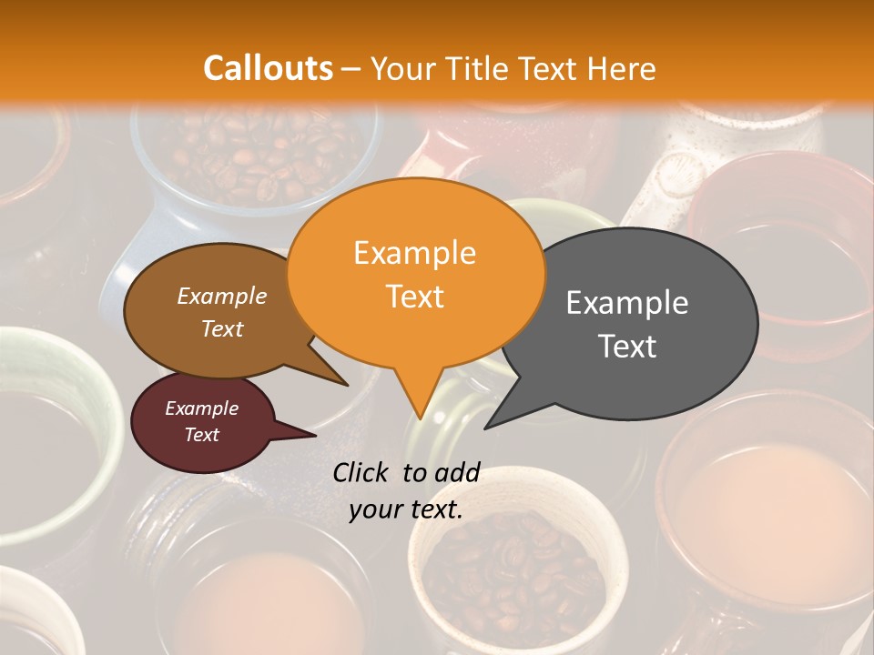 Aroma Coffee Craft PowerPoint Template