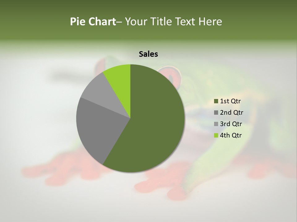 Reptile Tree Frog Colorful PowerPoint Template