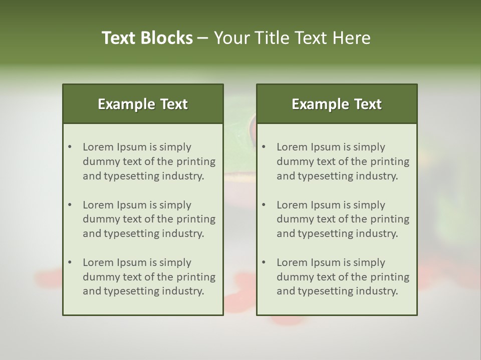 Reptile Tree Frog Colorful PowerPoint Template