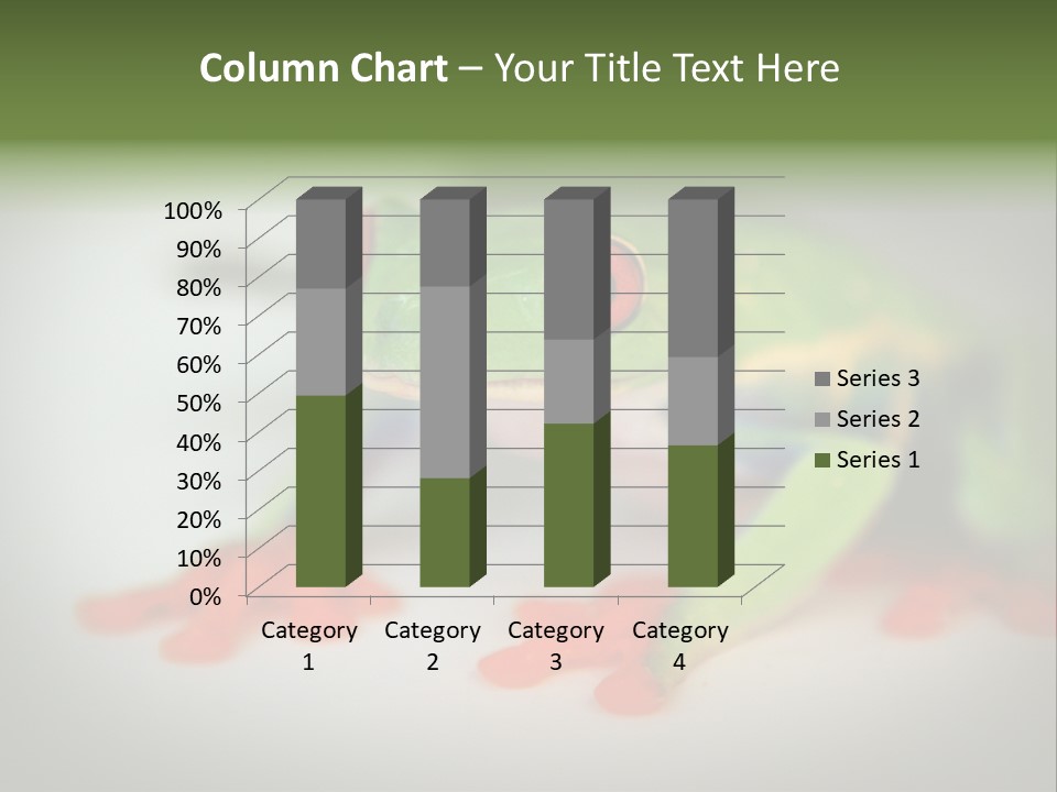 Reptile Tree Frog Colorful PowerPoint Template