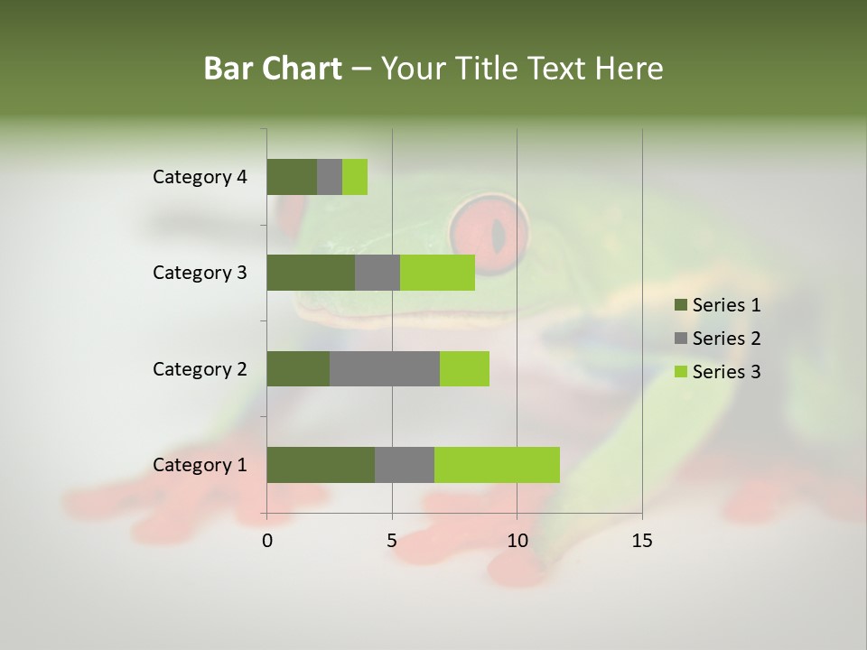 Reptile Tree Frog Colorful PowerPoint Template