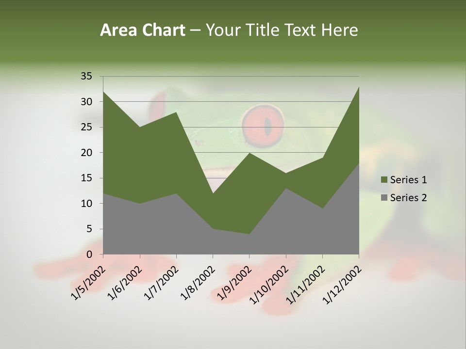 Reptile Tree Frog Colorful PowerPoint Template