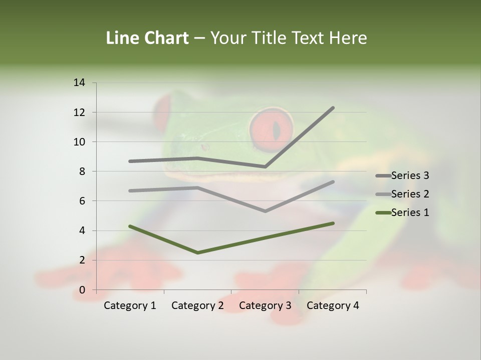 Reptile Tree Frog Colorful PowerPoint Template