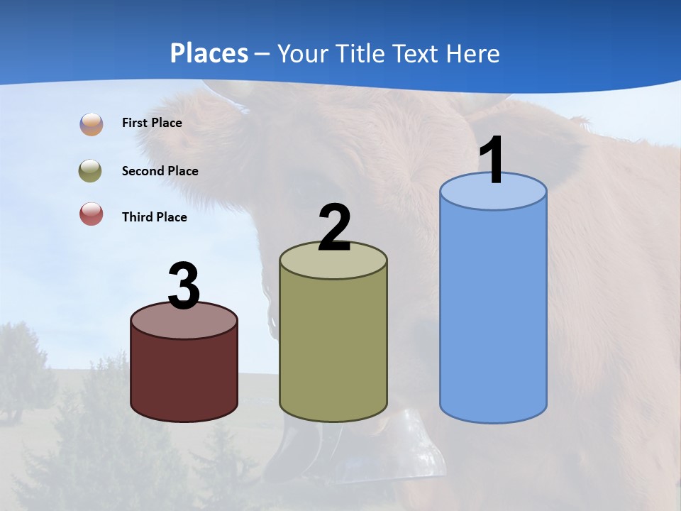 Purity Lake Hiker PowerPoint Template