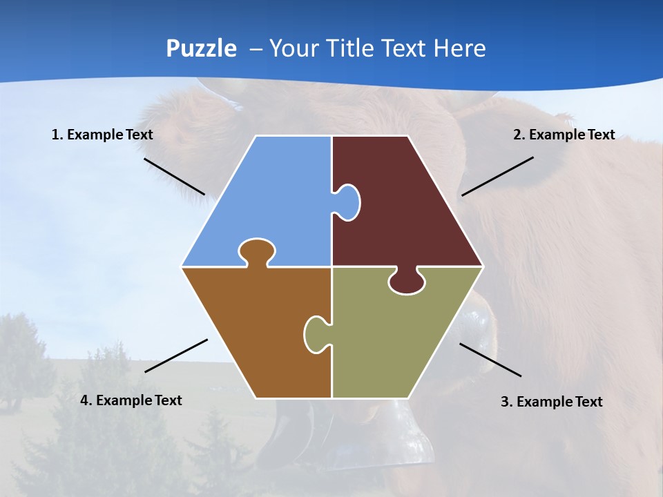 Purity Lake Hiker PowerPoint Template