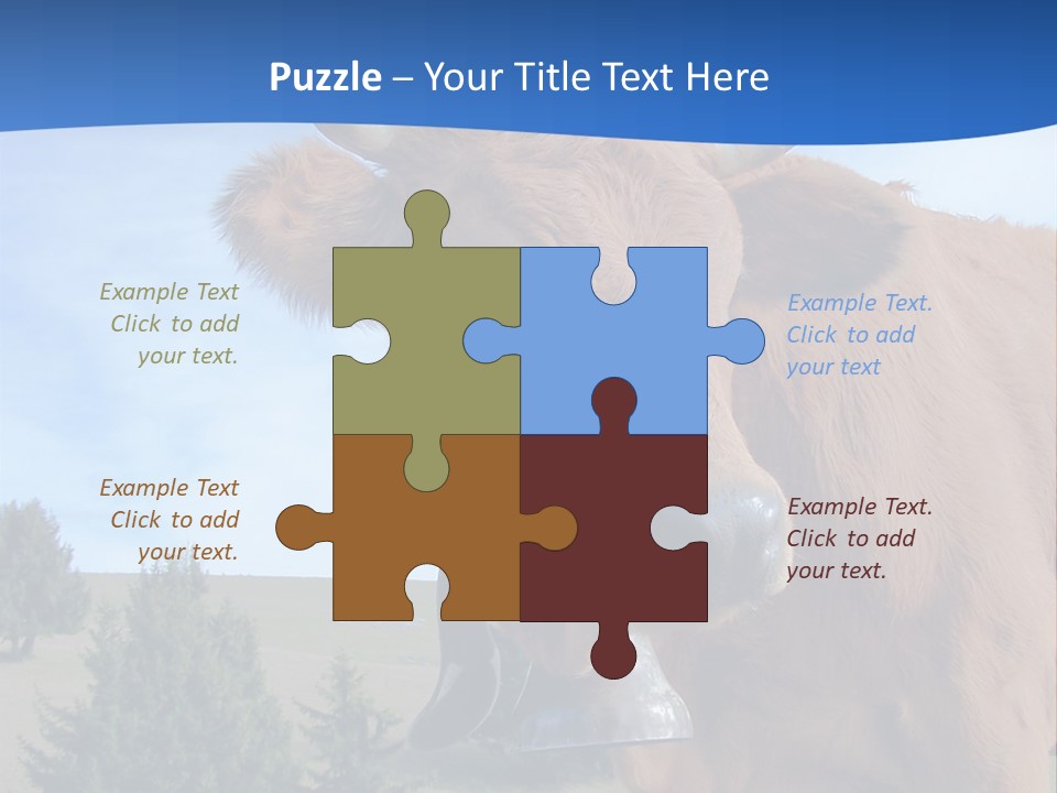 Purity Lake Hiker PowerPoint Template