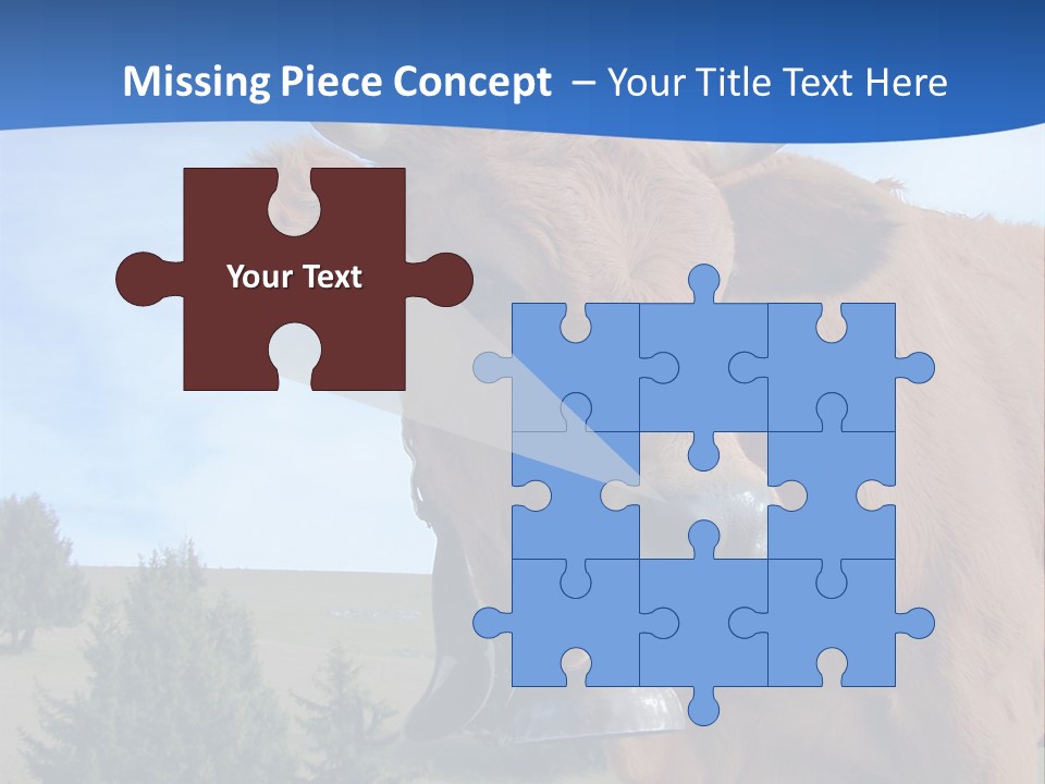 Purity Lake Hiker PowerPoint Template