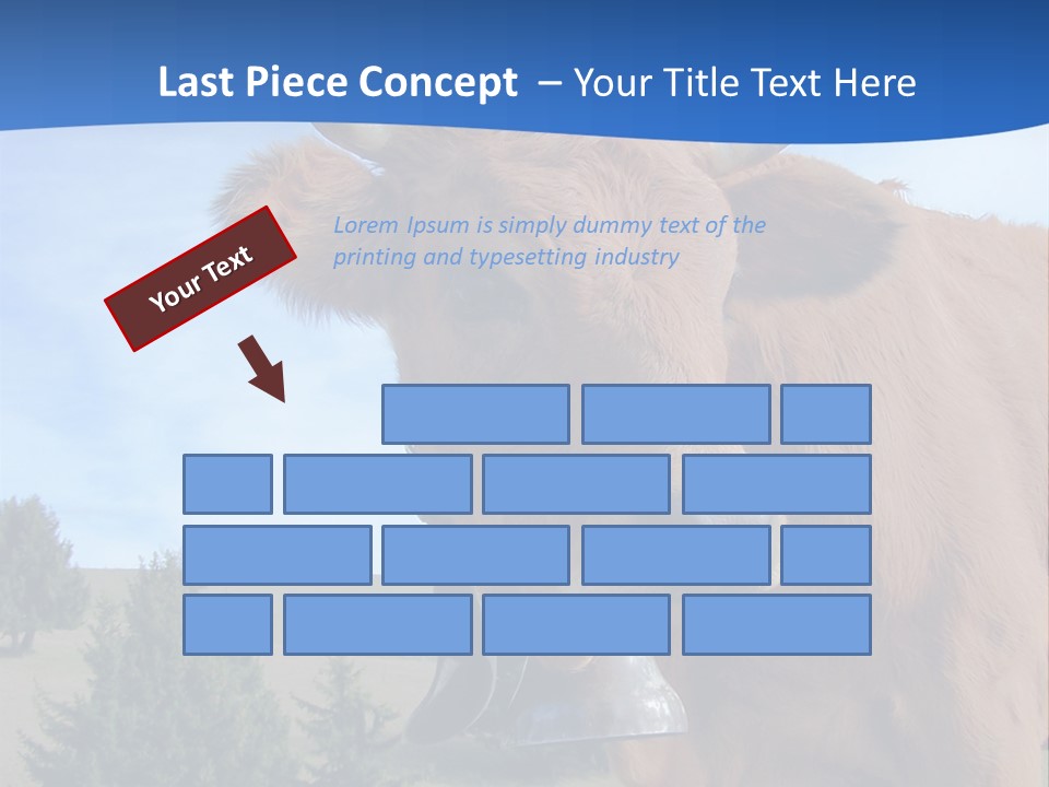 Purity Lake Hiker PowerPoint Template