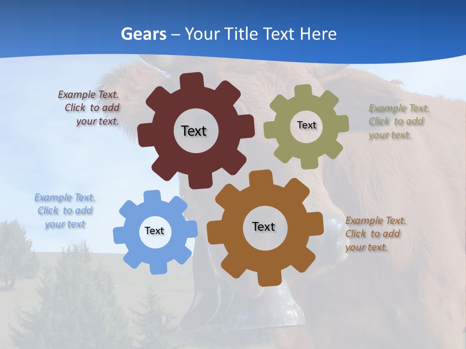 Purity Lake Hiker PowerPoint Template