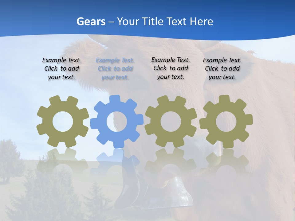 Purity Lake Hiker PowerPoint Template