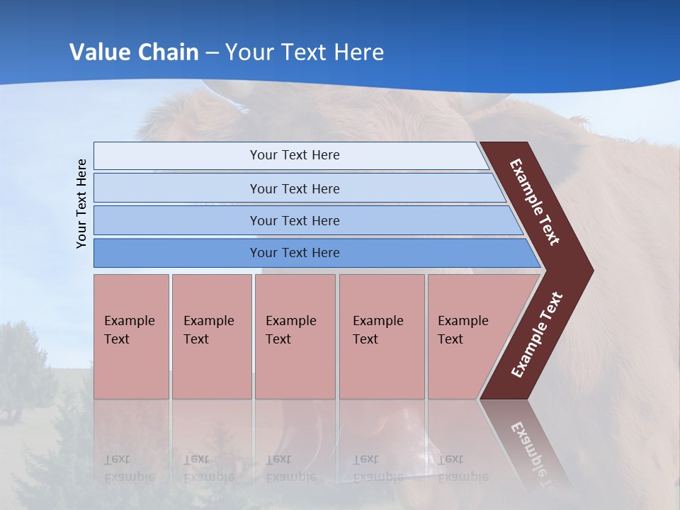 Purity Lake Hiker PowerPoint Template