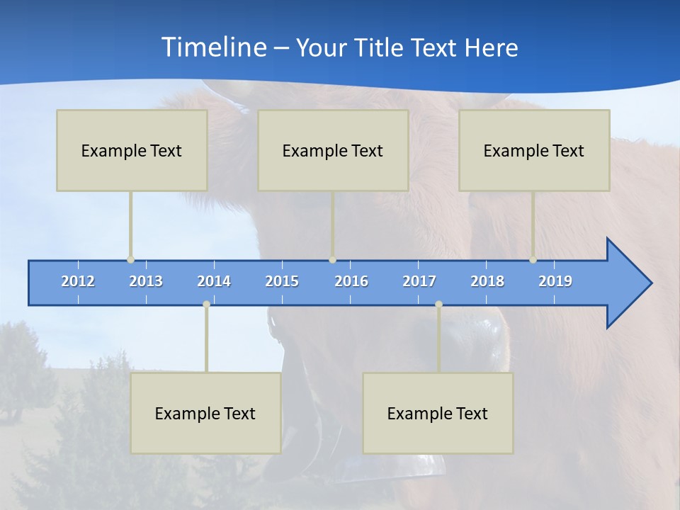 Purity Lake Hiker PowerPoint Template