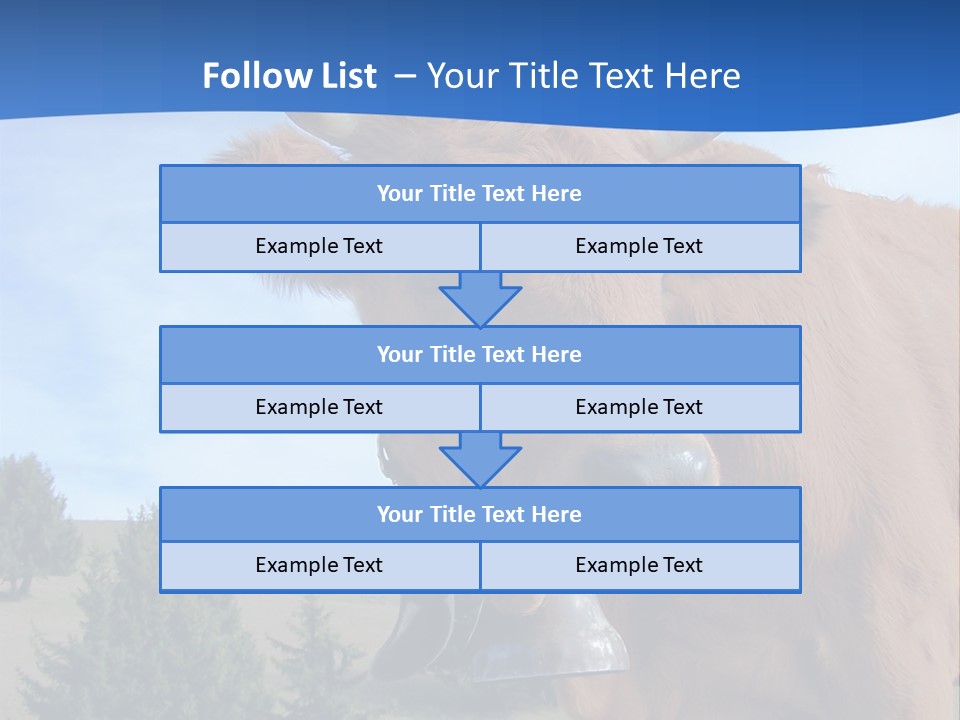 Purity Lake Hiker PowerPoint Template