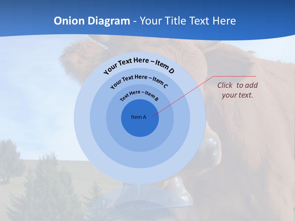 Purity Lake Hiker PowerPoint Template