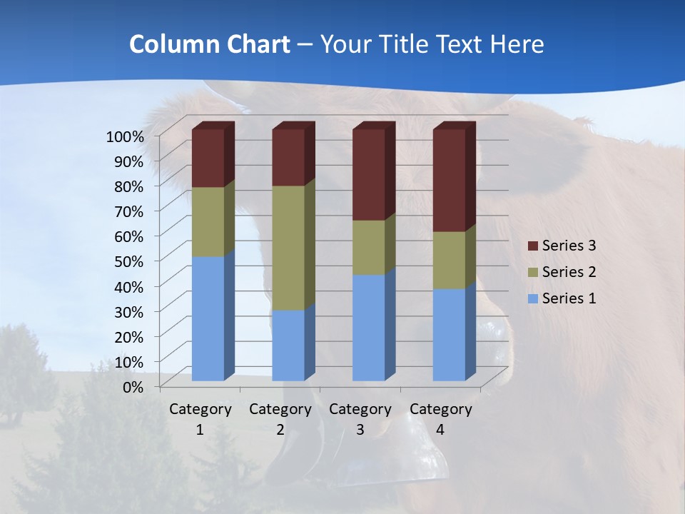Purity Lake Hiker PowerPoint Template