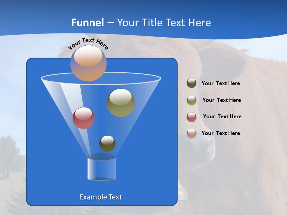 Purity Lake Hiker PowerPoint Template
