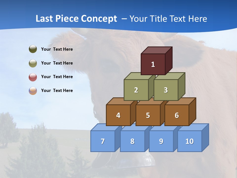 Purity Lake Hiker PowerPoint Template