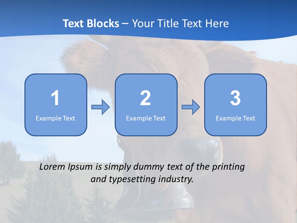 Purity Lake Hiker PowerPoint Template