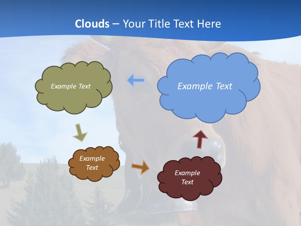 Purity Lake Hiker PowerPoint Template