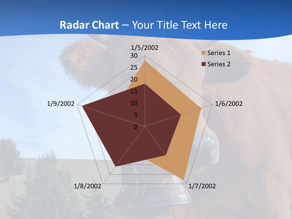 Purity Lake Hiker PowerPoint Template