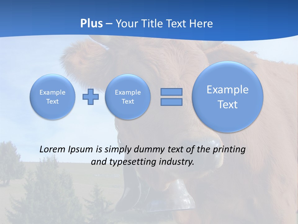 Purity Lake Hiker PowerPoint Template