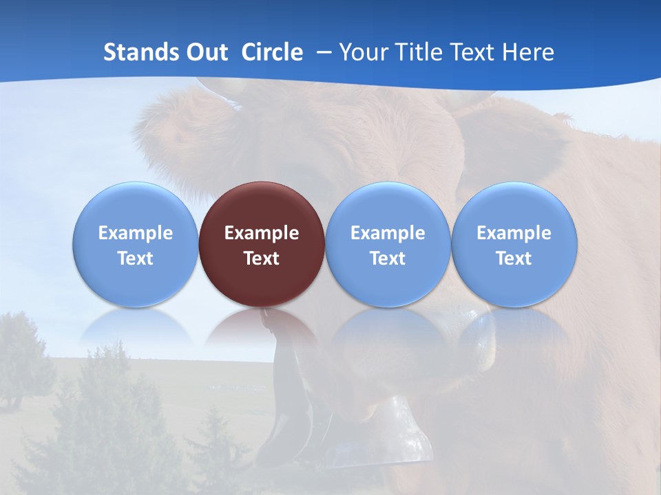 Purity Lake Hiker PowerPoint Template