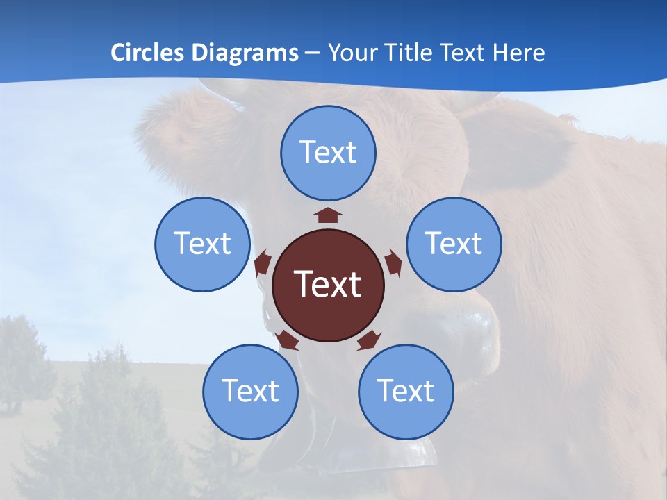 Purity Lake Hiker PowerPoint Template