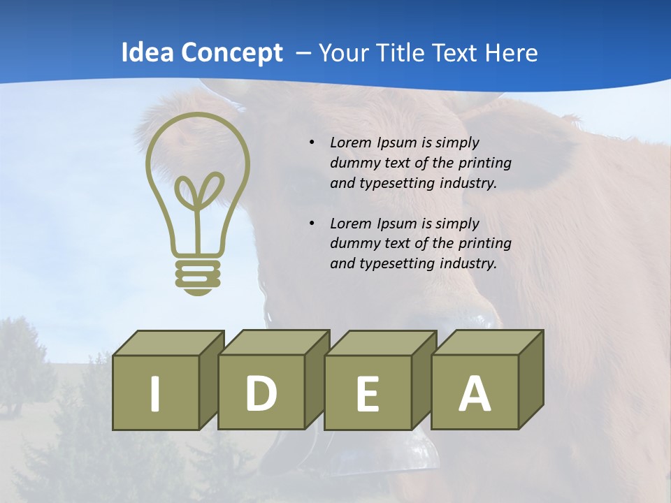 Purity Lake Hiker PowerPoint Template