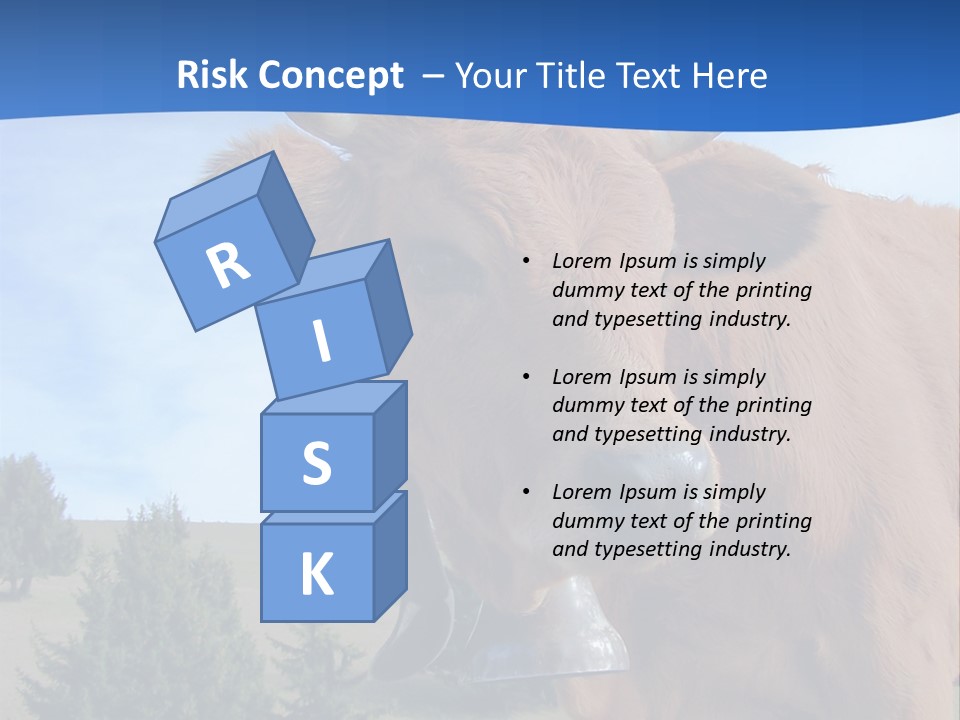 Purity Lake Hiker PowerPoint Template
