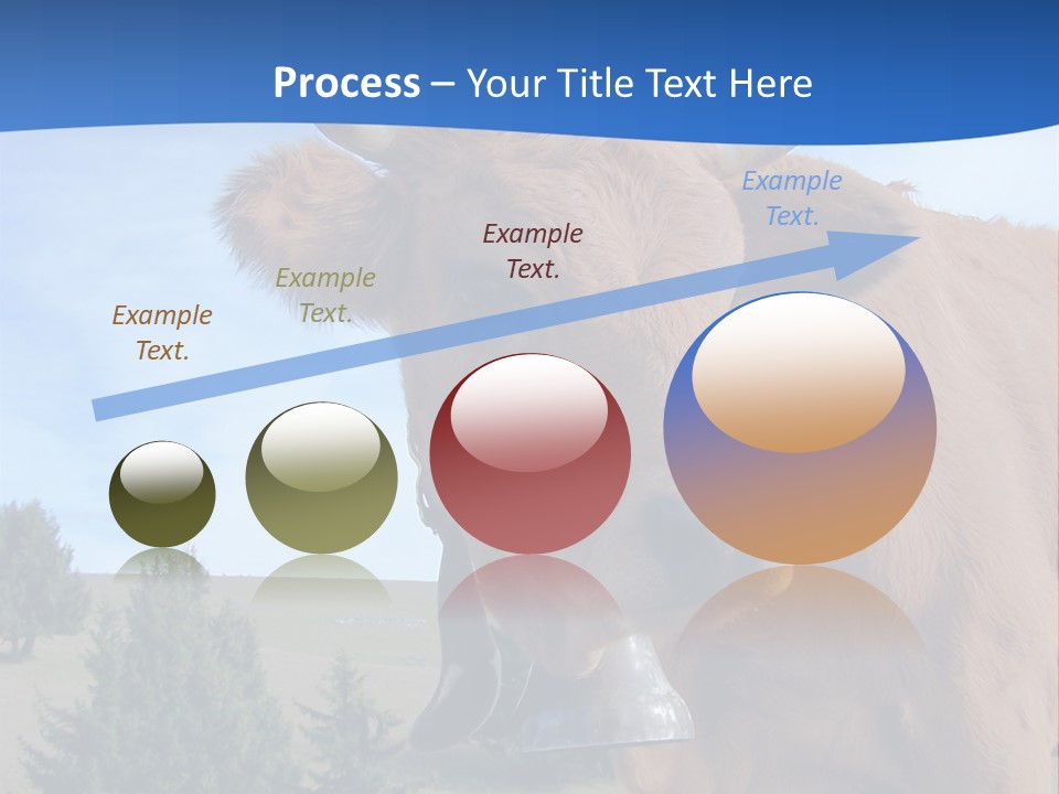 Purity Lake Hiker PowerPoint Template
