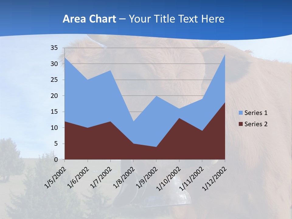 Purity Lake Hiker PowerPoint Template