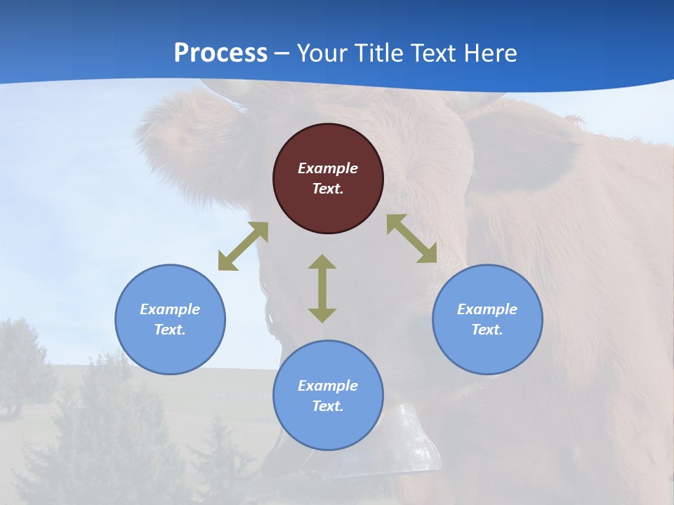Purity Lake Hiker PowerPoint Template