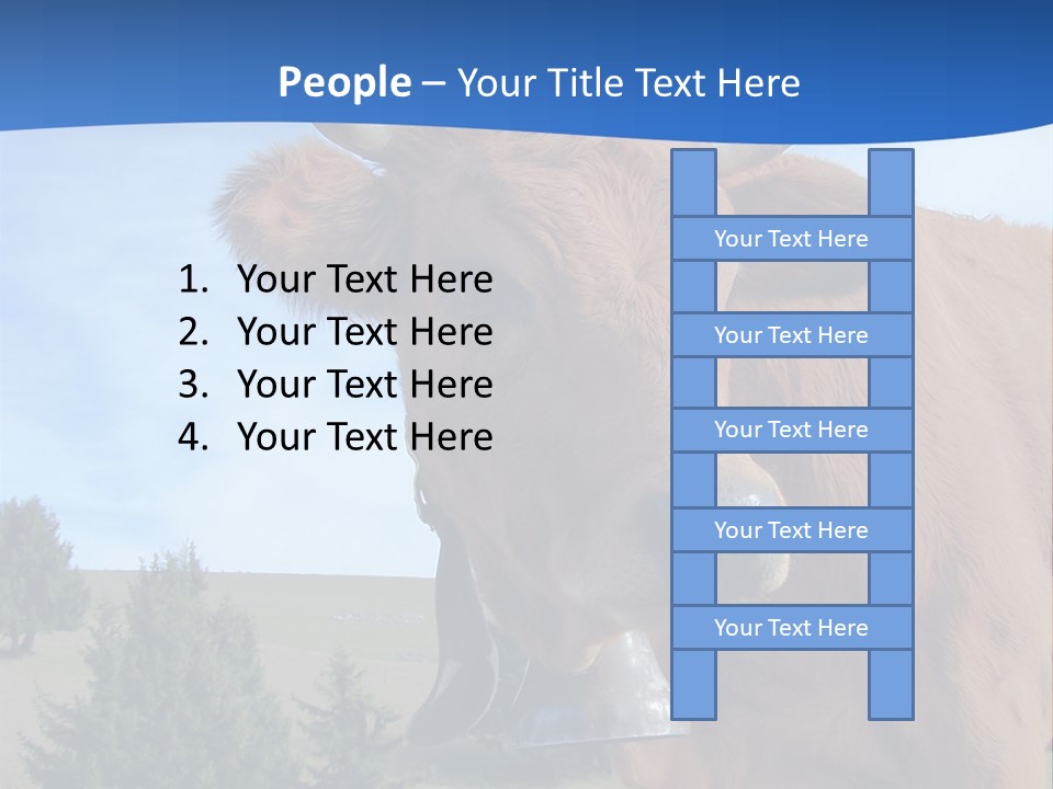 Purity Lake Hiker PowerPoint Template