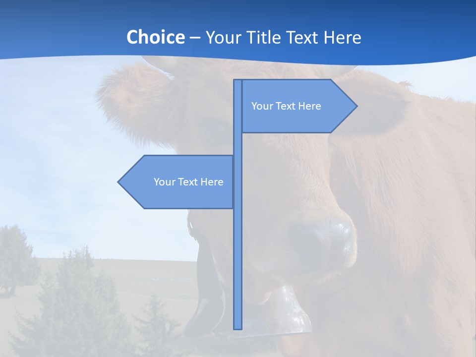 Purity Lake Hiker PowerPoint Template