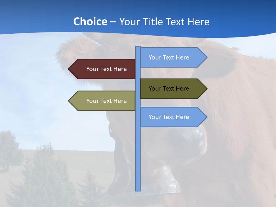 Purity Lake Hiker PowerPoint Template