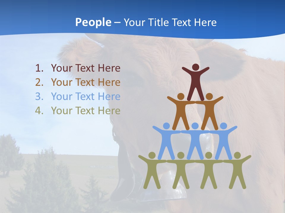 Purity Lake Hiker PowerPoint Template