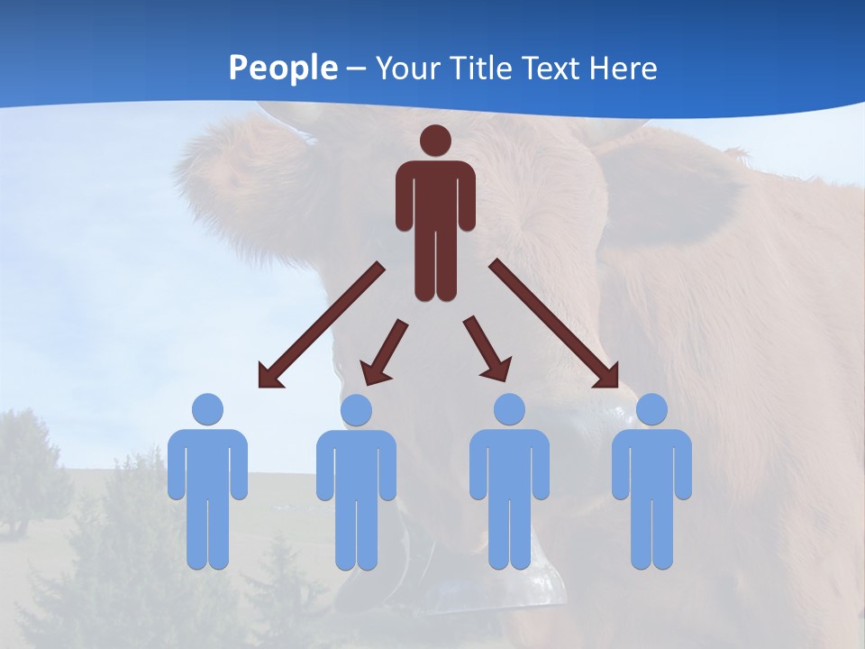 Purity Lake Hiker PowerPoint Template