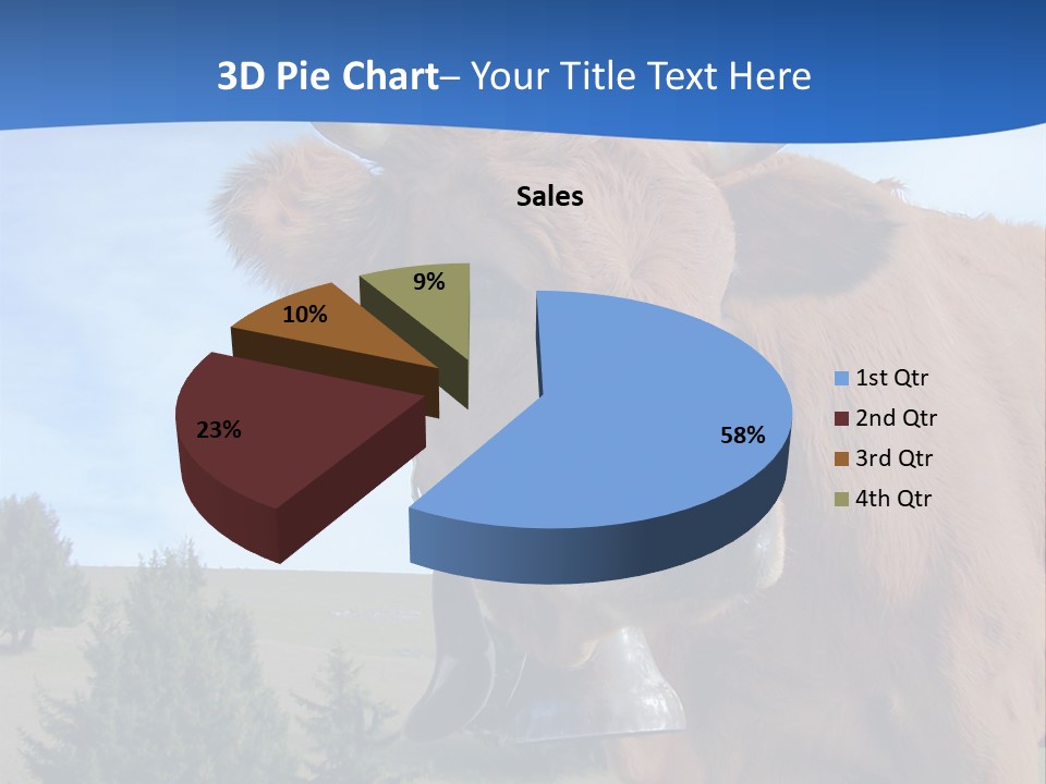 Purity Lake Hiker PowerPoint Template