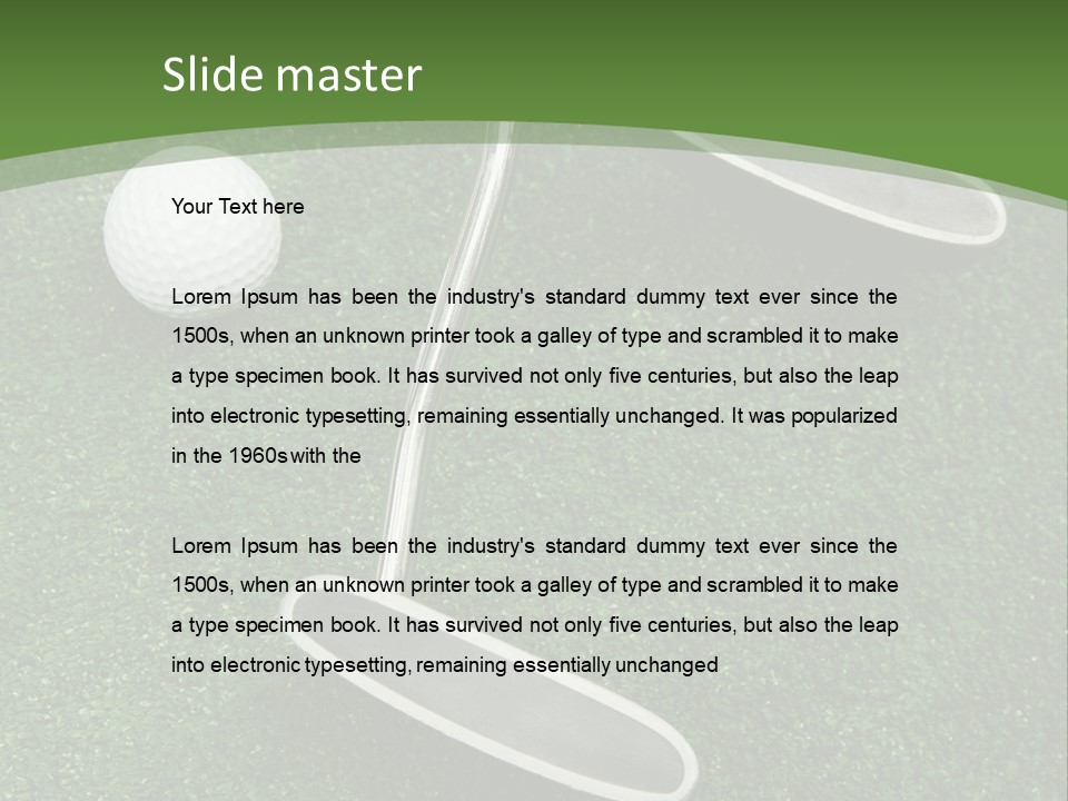 Sphere Entertainment Stationary PowerPoint Template