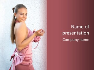 Outside Portrait Human PowerPoint Template