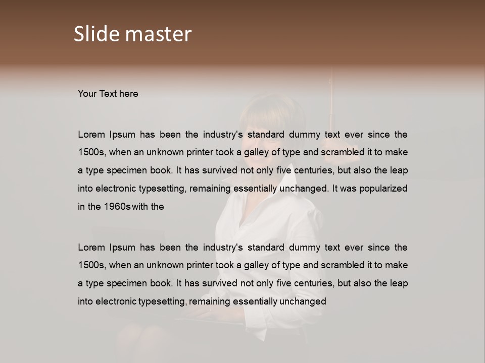 White Baby Sexy PowerPoint Template