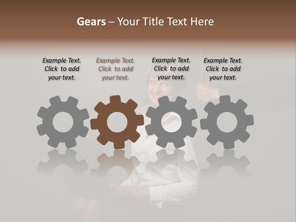 White Baby Sexy PowerPoint Template