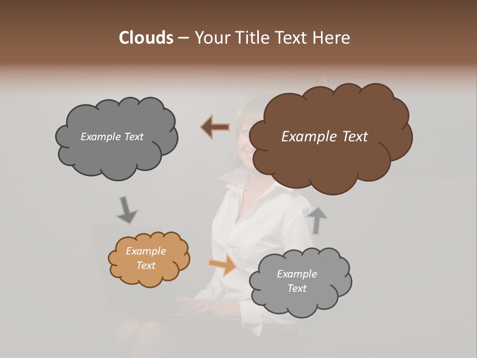 White Baby Sexy PowerPoint Template