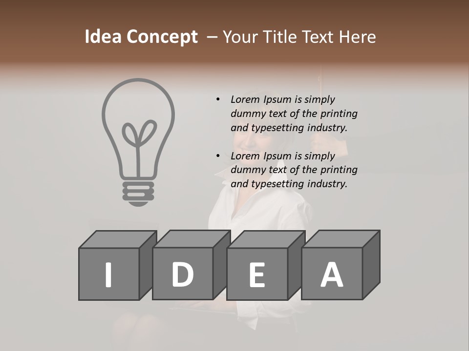 White Baby Sexy PowerPoint Template