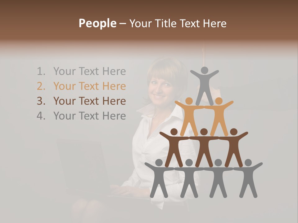 White Baby Sexy PowerPoint Template