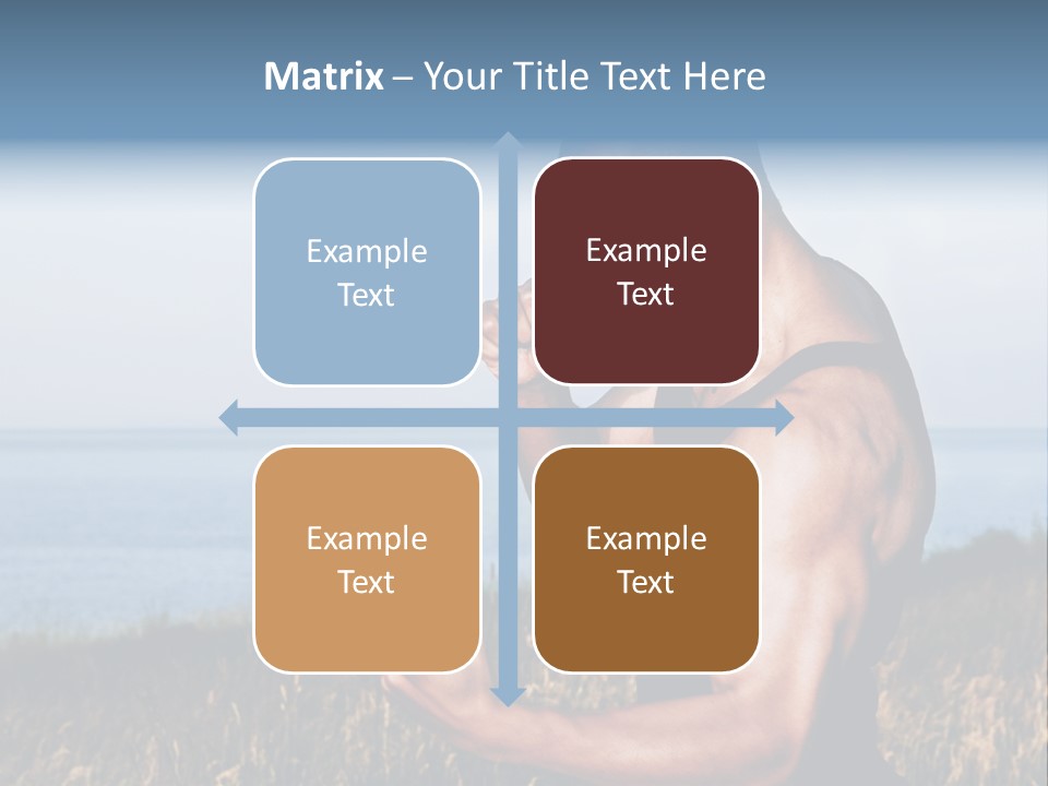 Arm Man Fit PowerPoint Template